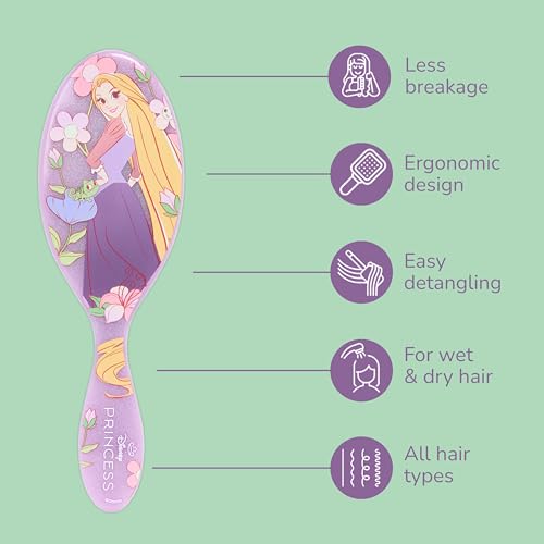 Wet Brush Rapunzel Original Detangler Hair Brush - Pain-Free Knot Removal