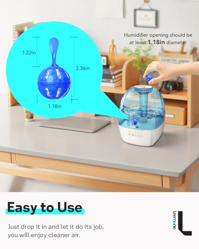 Leemone Humidifier Cleaner Balls - 6 Pack for All Humidifiers