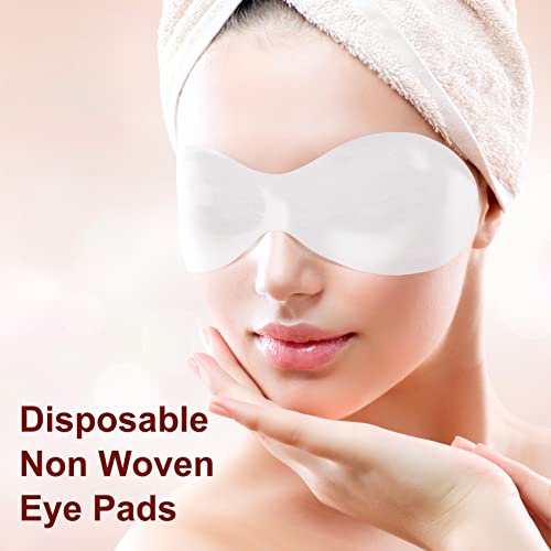 PAGOW 400 Sheets Disposable Non-Woven Eye Care Paper - Clear Eye Mask Sheets