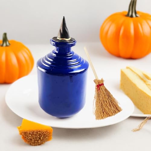 Mini Witch Hat and Broom Set - 50PCS Halloween Party Decorations