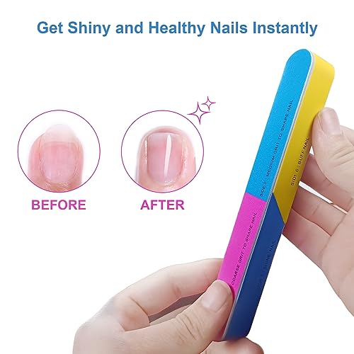 7-Way Nail Buffer Blocks (6 Pcs) for Natural Nail Shine