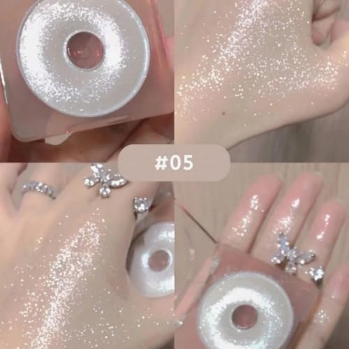 JUDYDOLL Starlight Highlighting Powder - 05 Silver Light, Buildable Glow