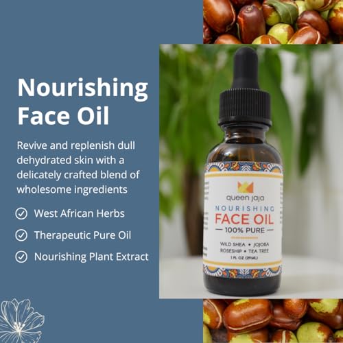 Queen Jaja Nourishing Face Oil with Wild Shea Nut & Rosehip
