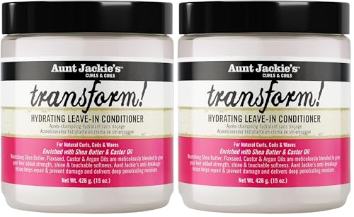 Aunt Jackie's Transform Hydrating Leave-In Conditioner, 15 oz (Pack of 2)