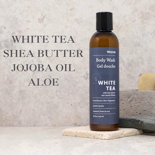 Westin White Tea Aloe Body Wash - 8 oz Hydrating Shower Gel