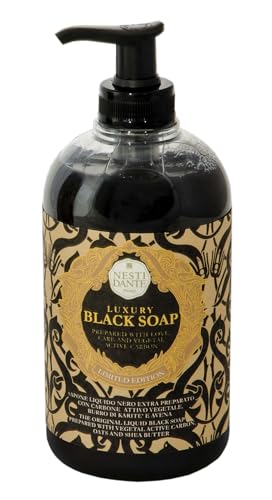 Nesti Dante Luxury Liquid Black Soap with Active Carbon - 16.9 oz