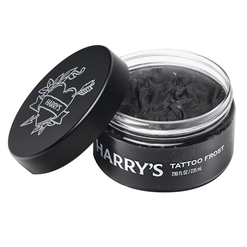 Harry's Tattoo Frost - Tattoo Aftercare Gel for Hydration and Vibrancy - Fragrance-Free, Petroleum-Free, and Non-Greasy - Contains Pro-Vitamin B5