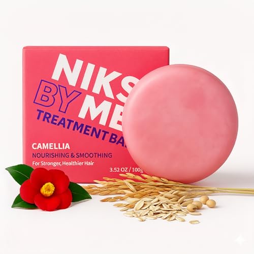 NIKSME Deep Conditioning Conditioner Bar for Dry Damaged Hair - Vegan, Plastic-Free, Sulfate-Free, 3.52 oz