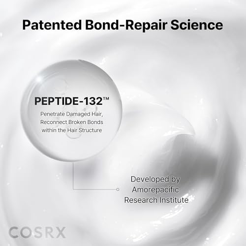 COSRX PEPTIDE-132 Hair Bonding Shampoo 3.38 fl oz - Damage & Scalp Care
