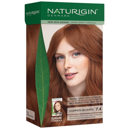 Naturigin Ammonia-Free Permanent Hair Color - 7.4 Copper Blonde