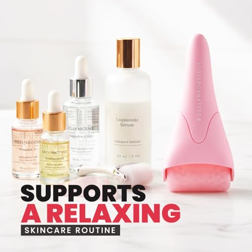 Ice Roller & Gua Sha Facial Tools Set - Reduce Wrinkles & Puffiness