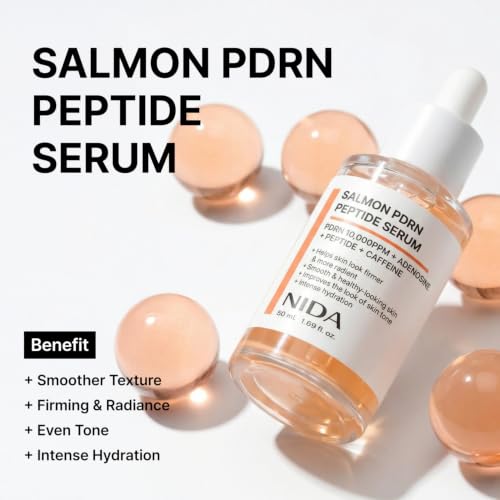 NIDA Salmon PDRN Peptide Serum for Firming, Hydration & Anti-Aging (50ml)