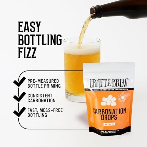 Craft A Brew Carbonation Drops – Easy Priming Sugar for Beer, Cider & Mead