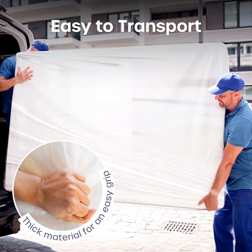 Heavy Duty Waterproof Mattress Storage Bag for Moving - Full Size