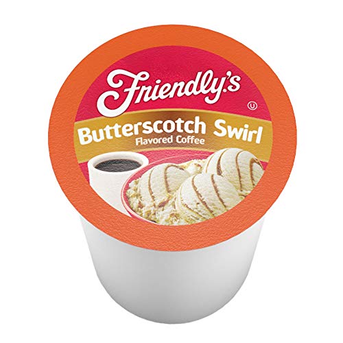 Friendly's Ice Cream Flavored Coffee Pods - Butterscotch Swirl, 12 Count