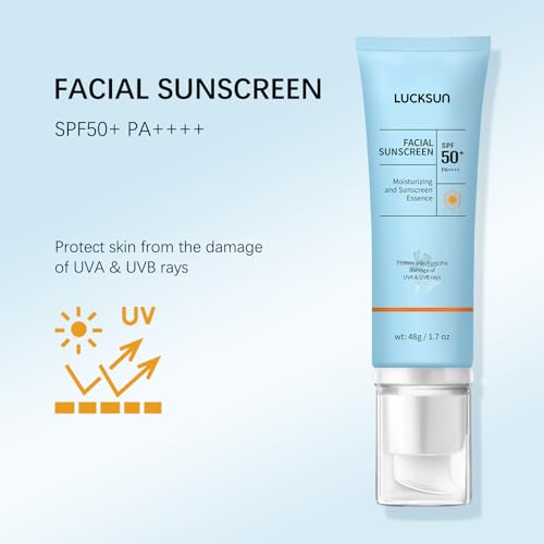 SPF 50+ Tinted Sunscreen for Face & Body Water-Resistant Lightweight Sun Protection - 2 Pack