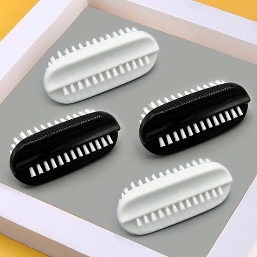 Two-Sided Nail Brush for Hand & Foot Cleaning - 4PCS