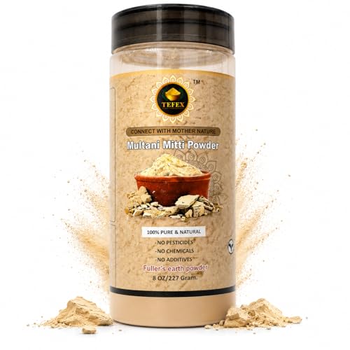Natural Multani Mitti Powder - 227g Fuller’s Earth for Skin Detox