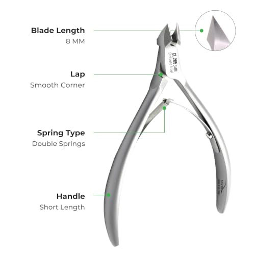Nghia Professional Cuticle Nipper CL-205 6MM Stainless Steel Nail Tool