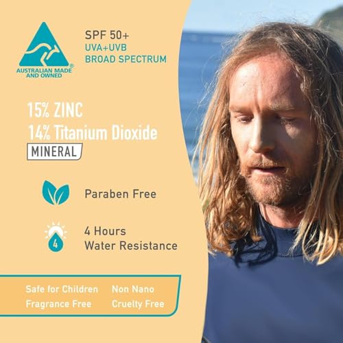 Sun Zapper Zinc Oxide Sunscreen Stick SPF 50+ for Medium Skin