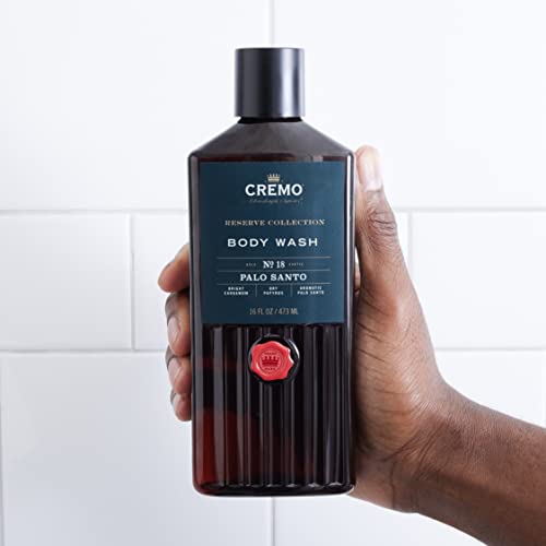 Cremo Men's Body Wash Bundle with Italian Bergamot & Palo Santo - 2 x 16 Fl Oz