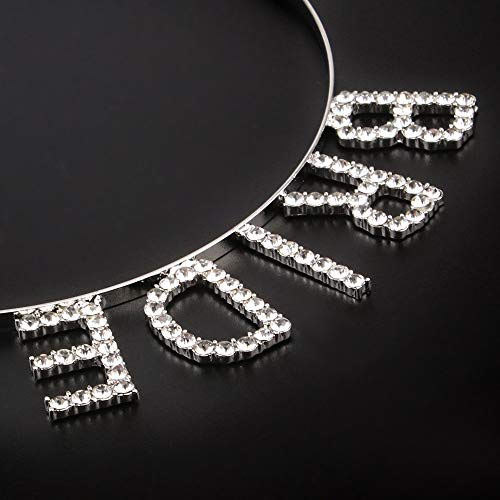 KICOSY Rhinestone Bride Headband for Weddings & Bachelorette Parties
