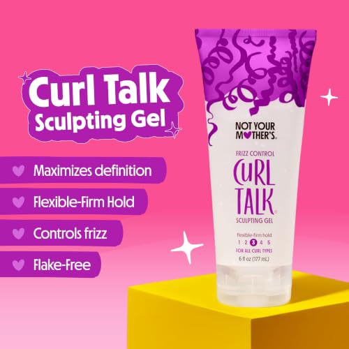Not Your Mother's Curl Talk Frizz Control Sculpting Gel & Defining Cream - Natural, 6 Fl Oz Pack of 2