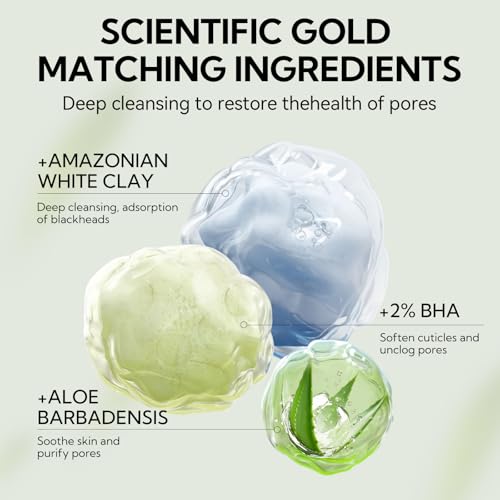 LANBENA 2.0 Blackhead Remover Mask with 60 Strips - Deep Pore Cleansing