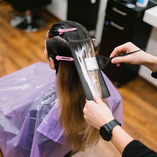 Balayage Highlighting Board Kit with Applicator Brushes for Hair Coloring - Reusable, Scalp-Safe, Mess-Free Professional Tools