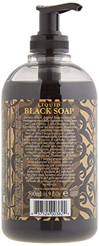 Nesti Dante Luxury Liquid Black Soap with Active Carbon - 16.9 oz
