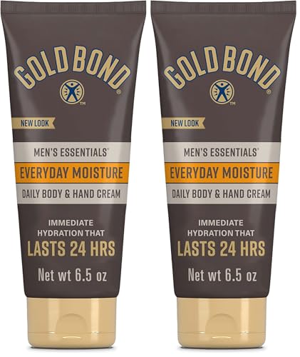 Gold Bond Men's Essentials Everyday Moisture Cream - 6.5 oz (Pack of 2)