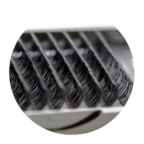 C Curl Eyelash Extensions 0.07mm Thickness 9mm Length - Easy Fan