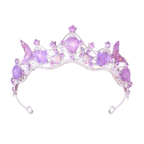 Mermaid Crown Sea Star Headband - Glitter Ocean Princess Headpiece