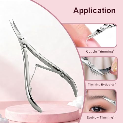 Lukayi Professional Stainless Steel Cuticle Nipper - Precision Trimmer
