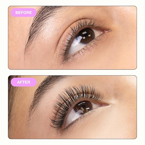 Curacoro Laser Flat Lash Extensions 0.15 CC Curl 7-15mm - Long-Lasting Professional Eyelash Extensions