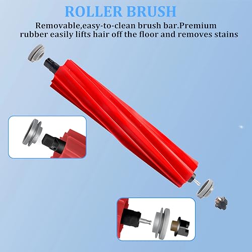 Roborock S7 & Q Revo Vacuum Brush Replacement - Durable Rubber Roller