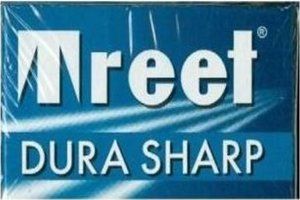 Treet Dura Sharp Double Edge Safety Razor Blades - 100 Pack for Smooth Shaves