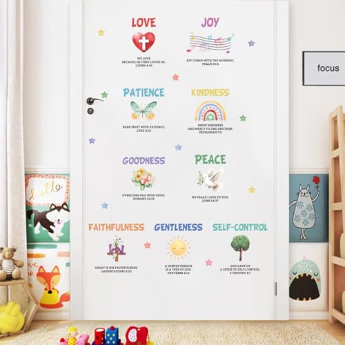 Inspirational Christian Bible Verse Wall Decal for Kids