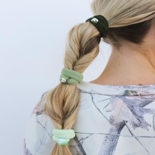 KAXI High Intensity Nylon Hair Ties - Gentle No-Damage Ponytail Holders