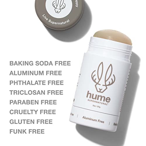 Hume Supernatural Fragrance Free Deodorant - 1-Pack for Sensitive Skin