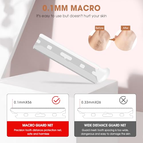 Facial Razor Replacement Blades for Tweezerman Stainless Steel Dermaplane - 20 Pack