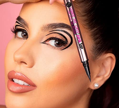 Pink Up Liquid Eyeliner - Ultra Black Matte, Fast-Drying, Long Lasting