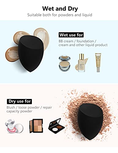 InnoGear 10-Piece Makeup Sponge Blender Set - Latex-Free Cosmetic Applicators