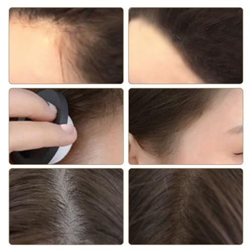 Root Touch Up Hair Powder - Medium Brown Hair Concealer for Gray Roots