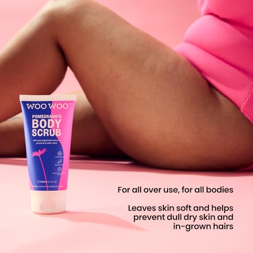 Natural Pomegranate Body Scrub – Exfoliating Vegan Formula for Smooth Skin