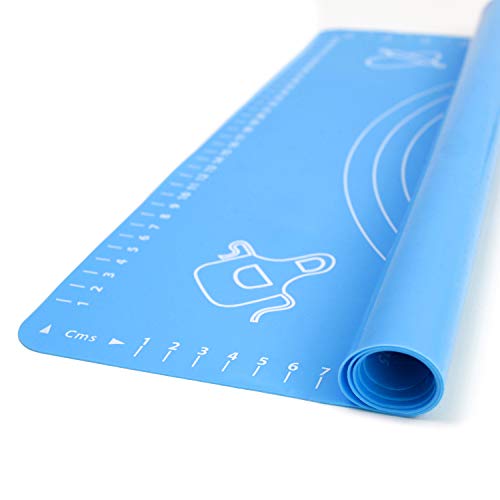 Non-Stick Silicone Baking Mat with Measurements - 25.6" x 17.7"