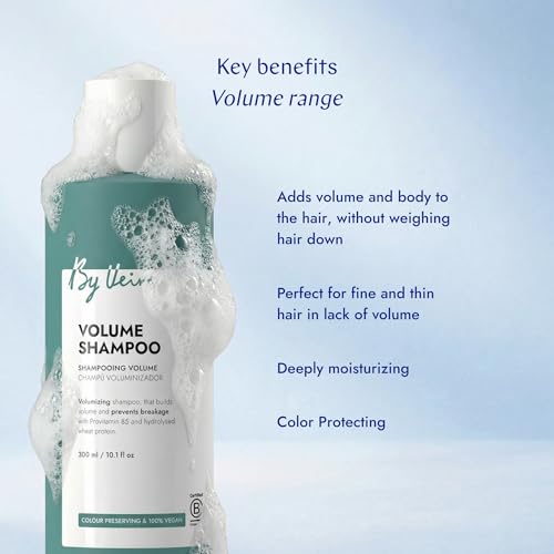 Volume Shampoo 10.1 Fl Oz by Veira – Lifts Roots, Adds Fullness for Fine Hair