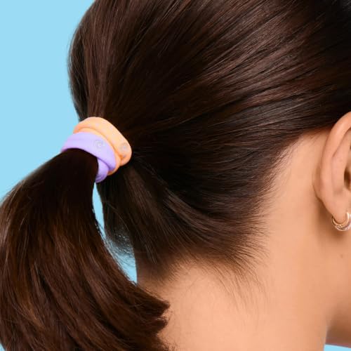 Gimme Beauty Medium Hold Hair Bands - 10 Pack, Purple/Orange