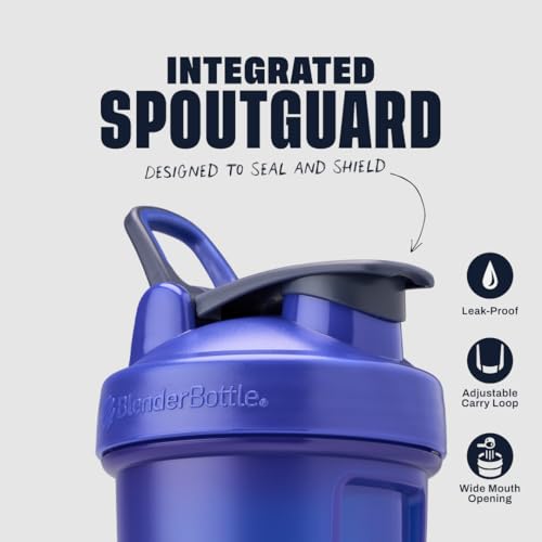 BlenderBottle Classic V2 Shaker Bottle 28 oz - Reflex Blue