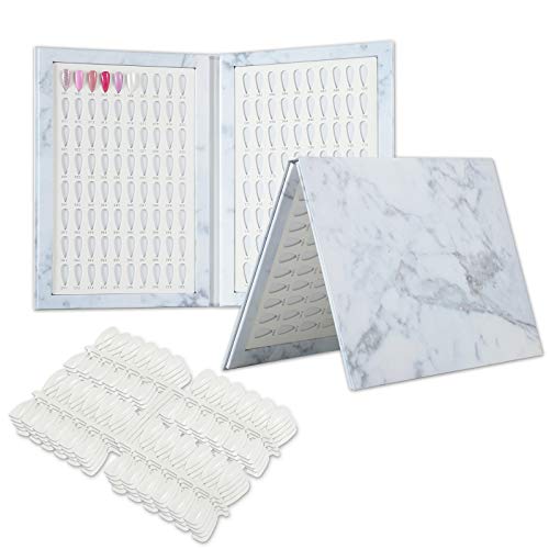 160 Nail Color Display Book with 240 Tips - A04 for Nail Art